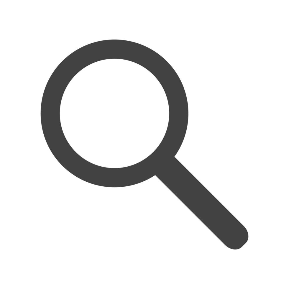 Find Glyph Black Icon vector