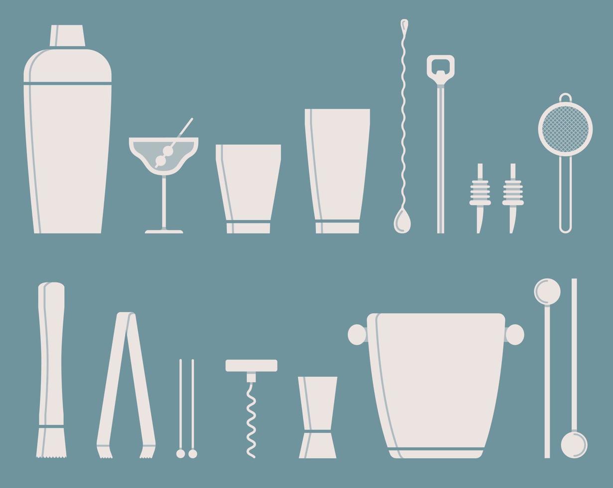 Bartender Vector Set