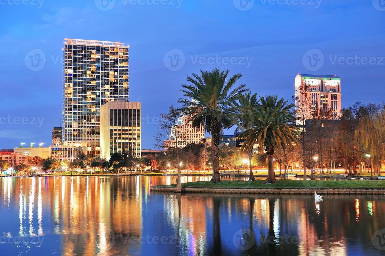 Orlando downtown dusk photo