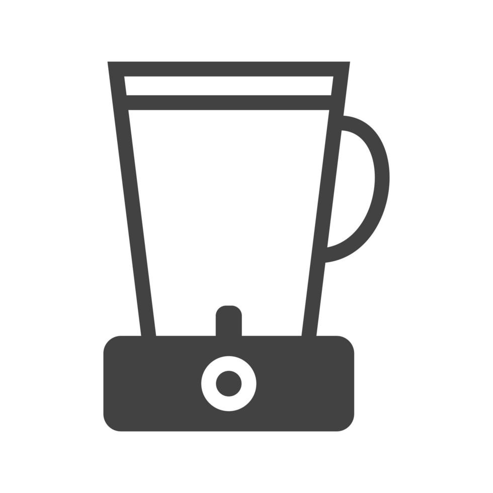 Juicer Glyph Black Icon vector