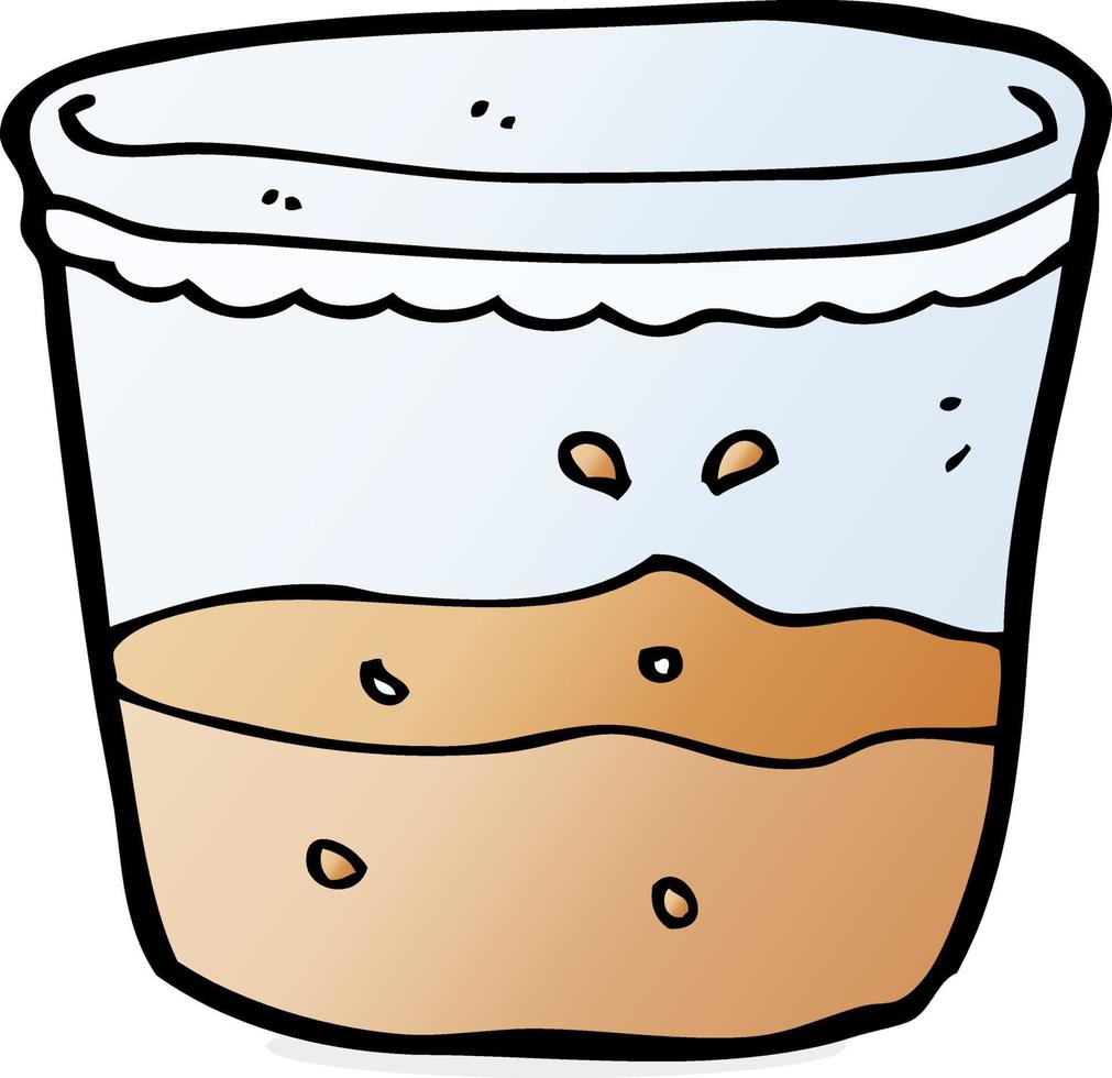 cartoon glass of rum vector