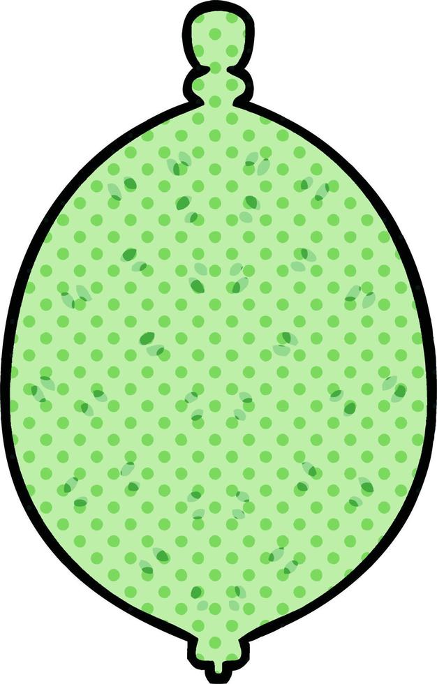 quirky comic book style cartoon lemon vector