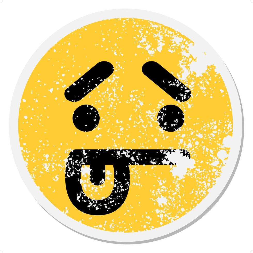 unsure face circle vector