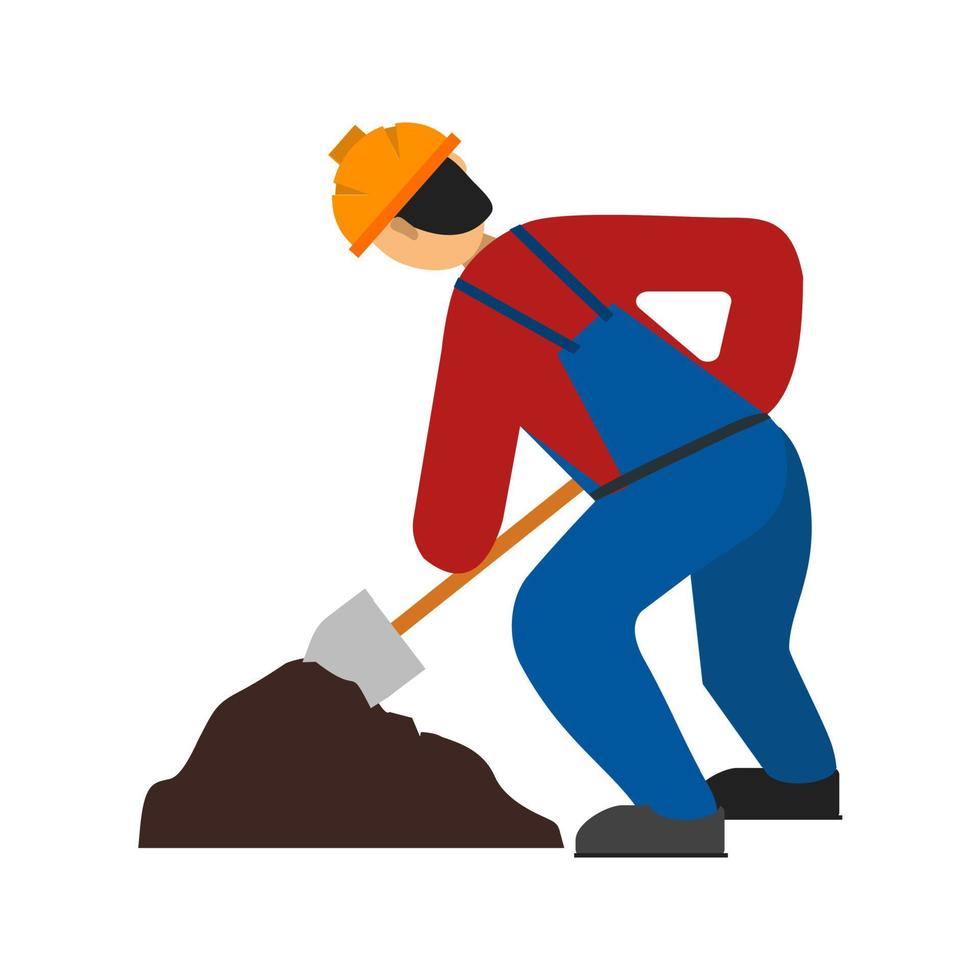 Under Construction Sign Flat Multicolor Icon vector
