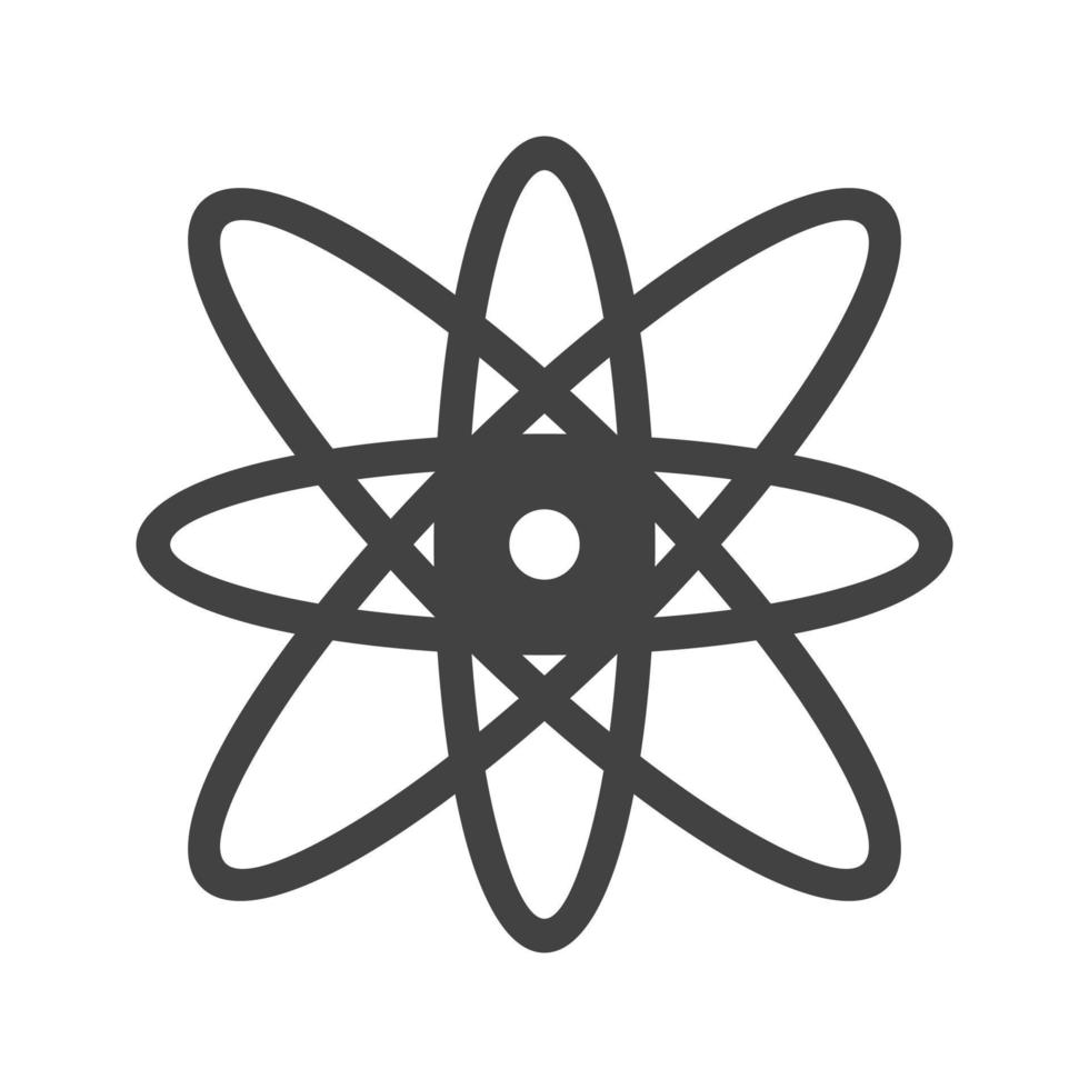 Science Glyph Black Icon vector