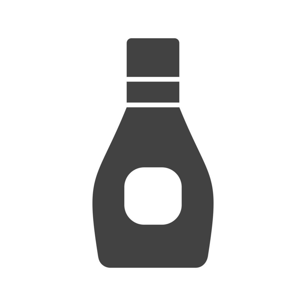 Syrup Glyph Black Icon vector