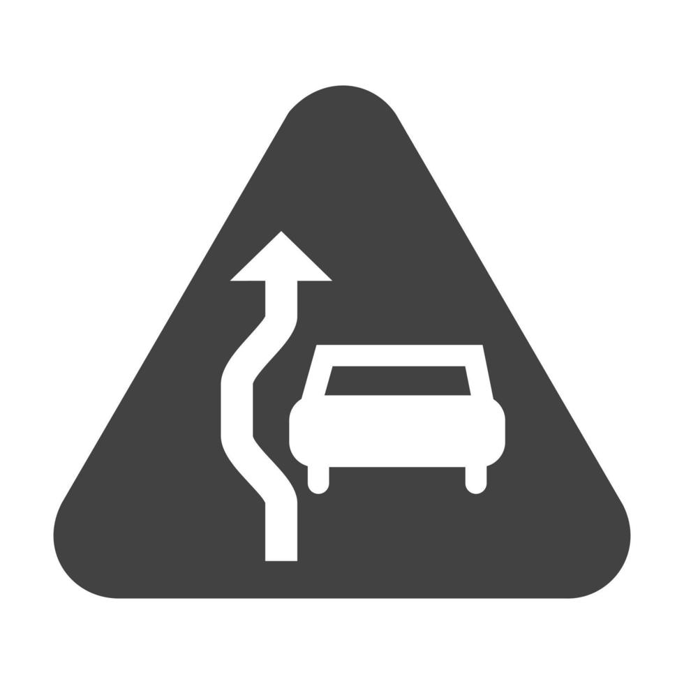 Overtake Glyph Black Icon vector