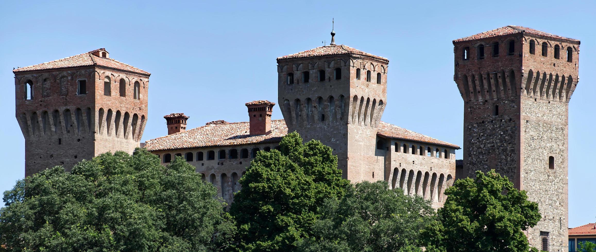 Ancient medieval Castle of Vignola La Rocca di Vignola. Modena, Italy. photo