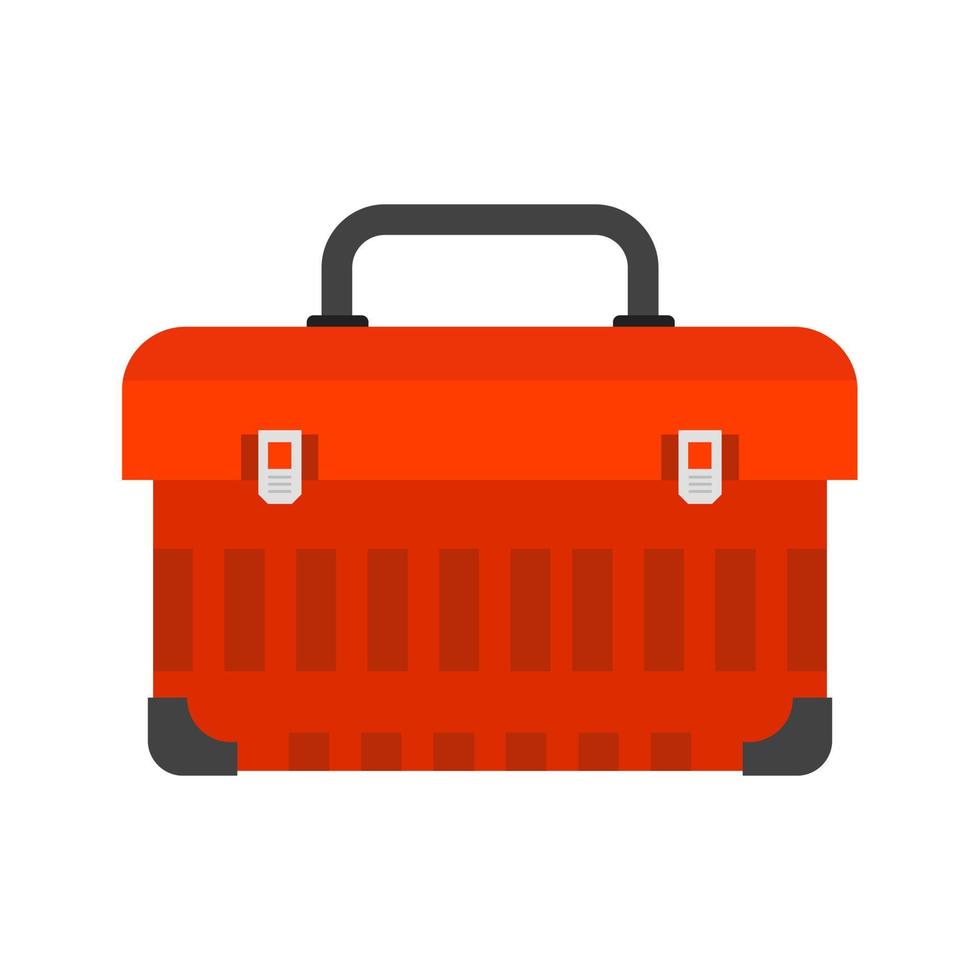 Toolbox Flat Multicolor Icon vector