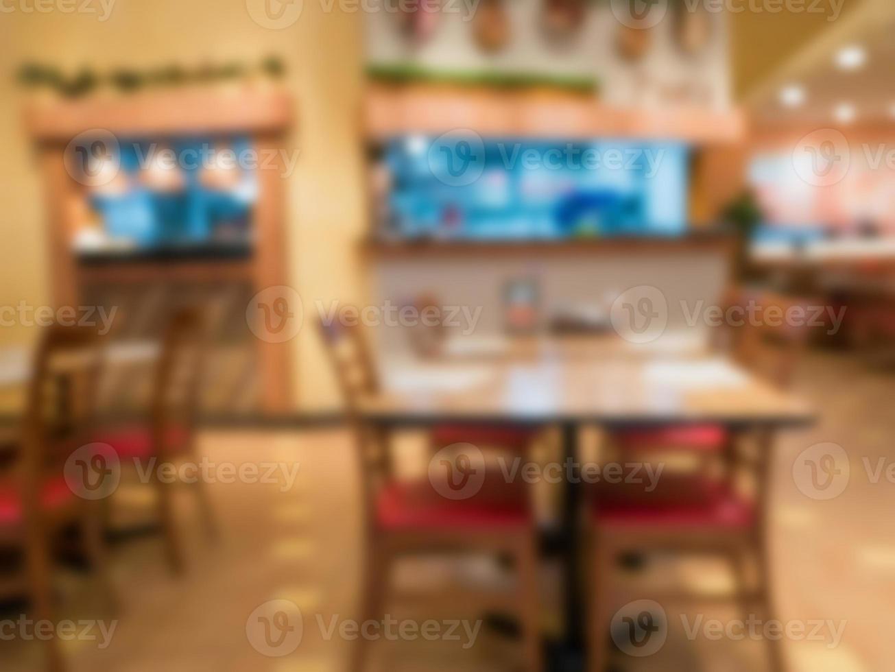 abstract blur restaurant, vintage style photo