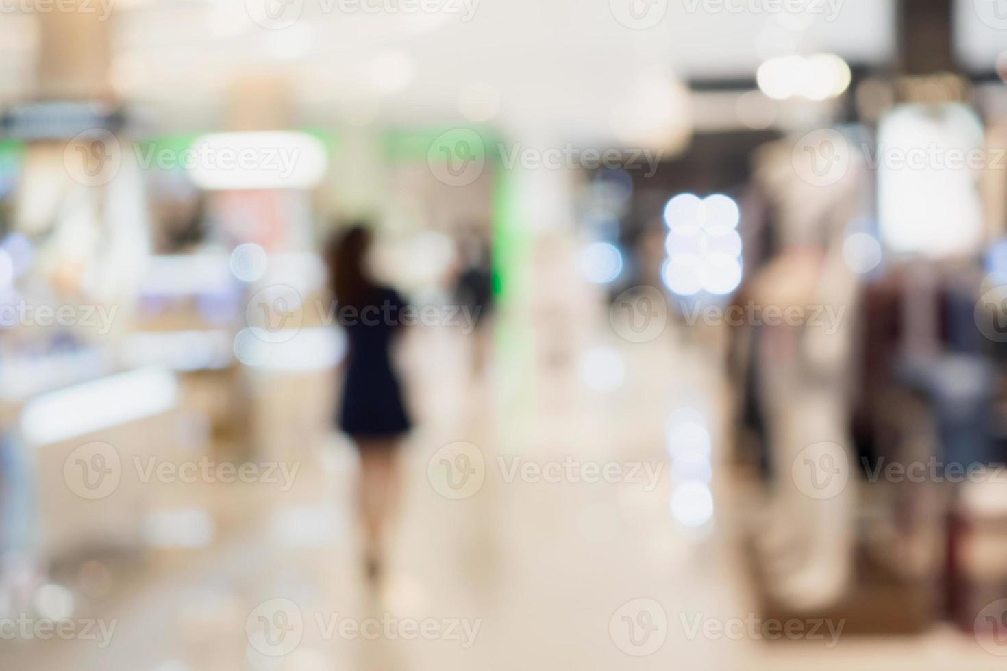 shopping mall blurred abstract background photo