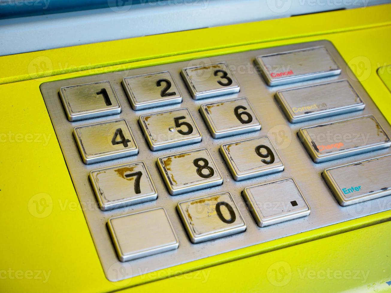 atm keypad background photo