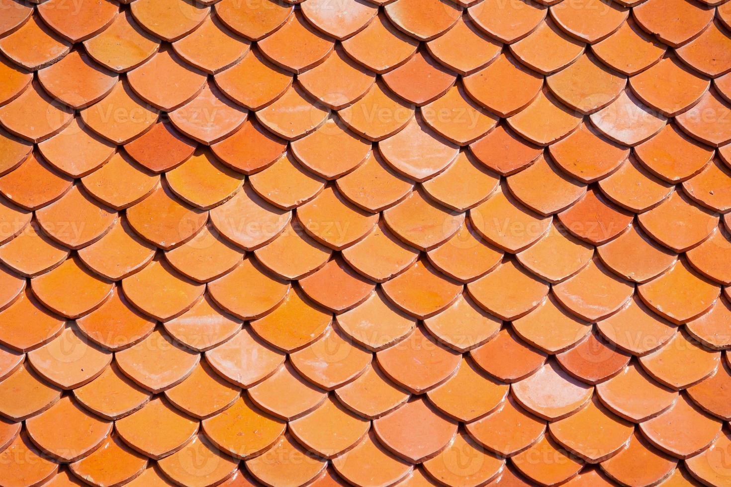 Tile roof close up photo