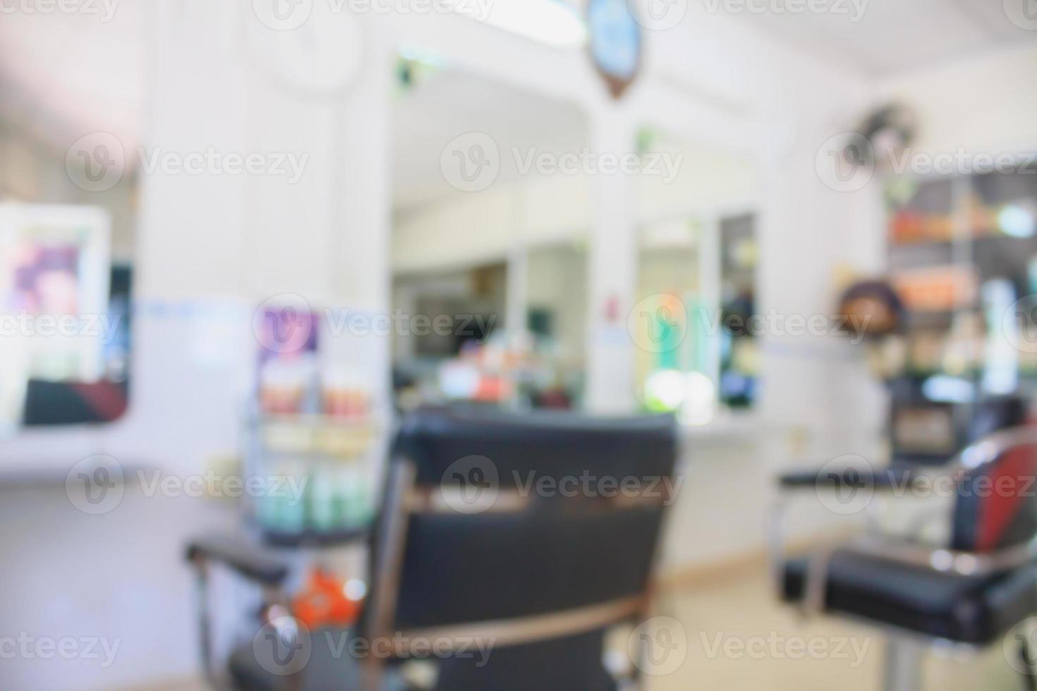 salon beauty interior blur background photo