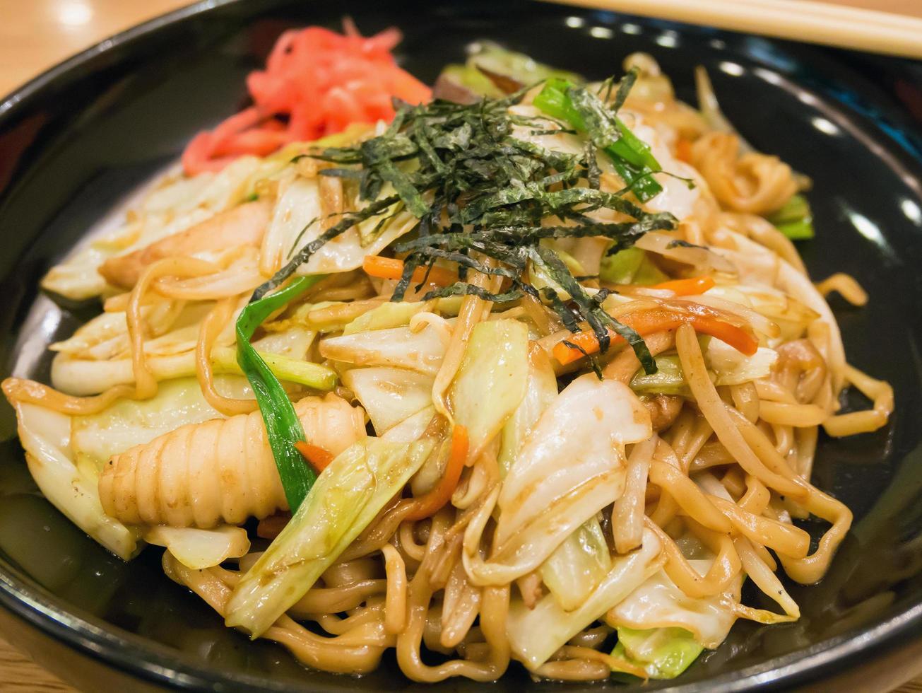 Yakisoba, japanese fried noodle photo