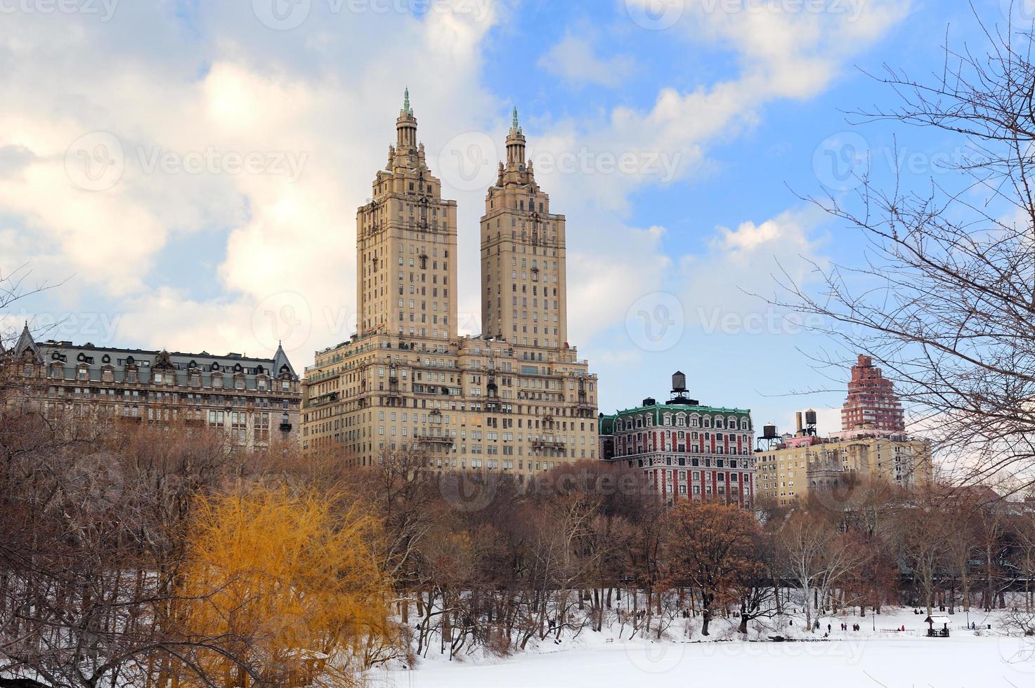 New York City Manhattan Central Park in winter photo
