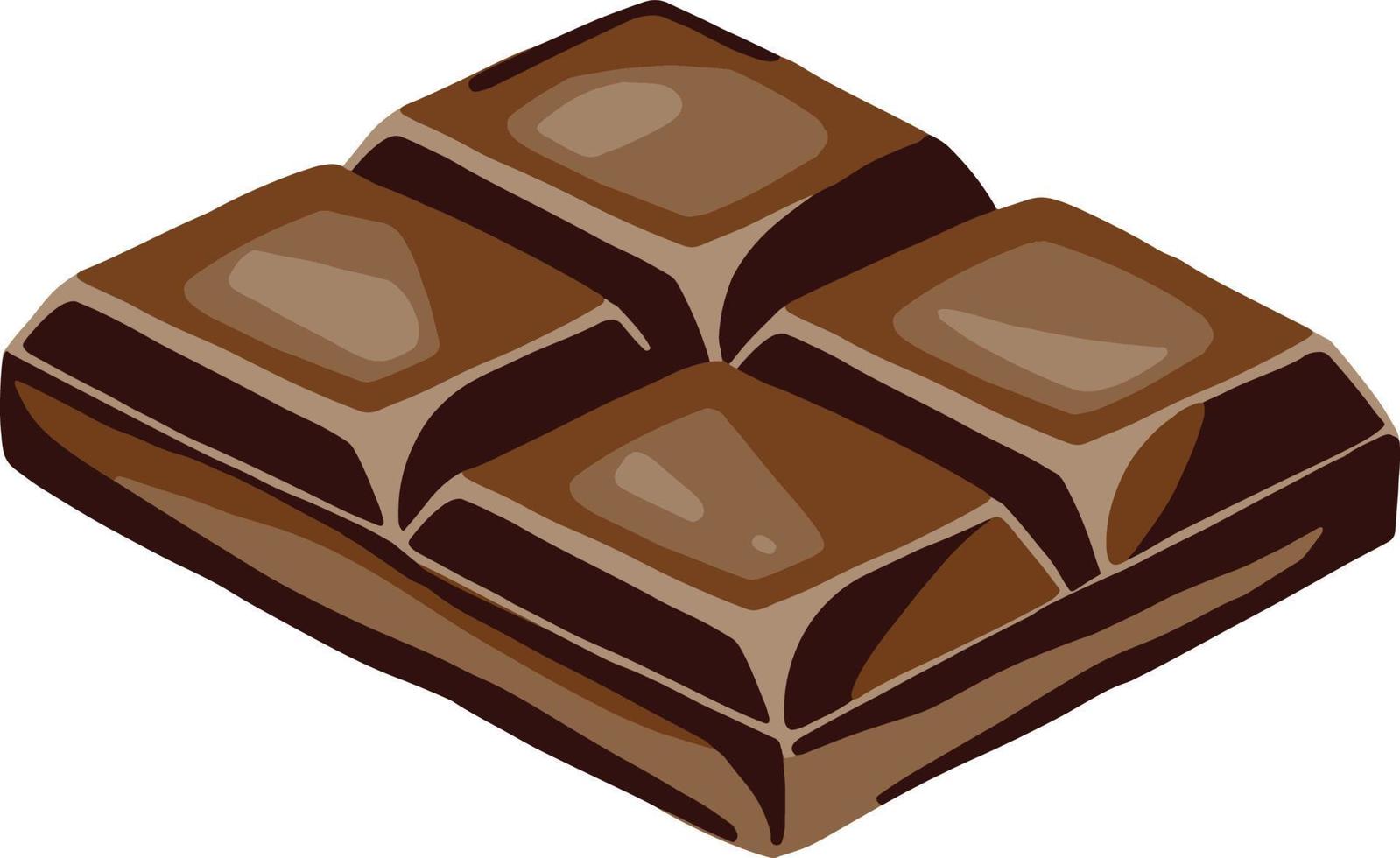 chocolates y rebaños ilustración brillante y jugosa vector