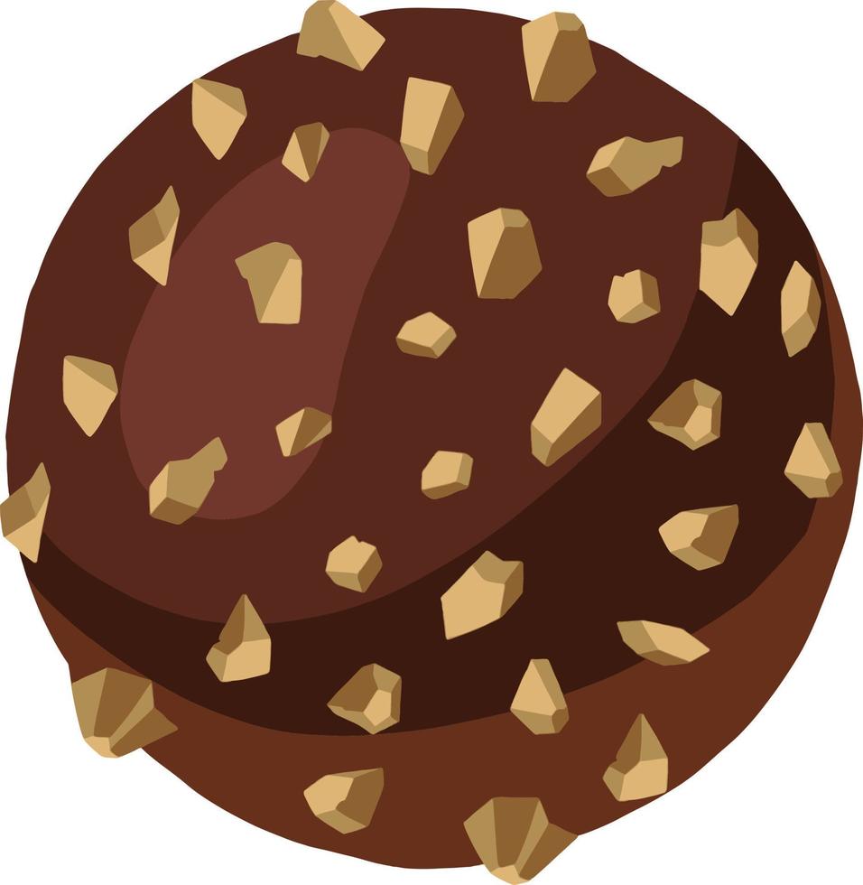 chocolates and flocks bright and juicy illustration vector