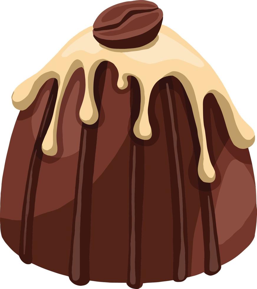chocolates and flocks bright and juicy illustration vector