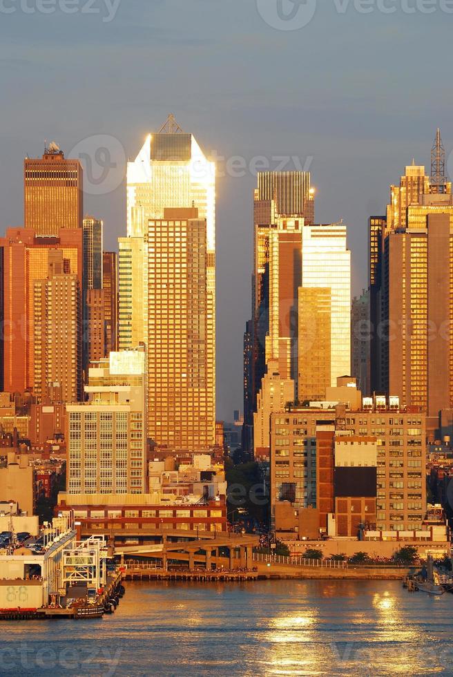 New York City sunset photo
