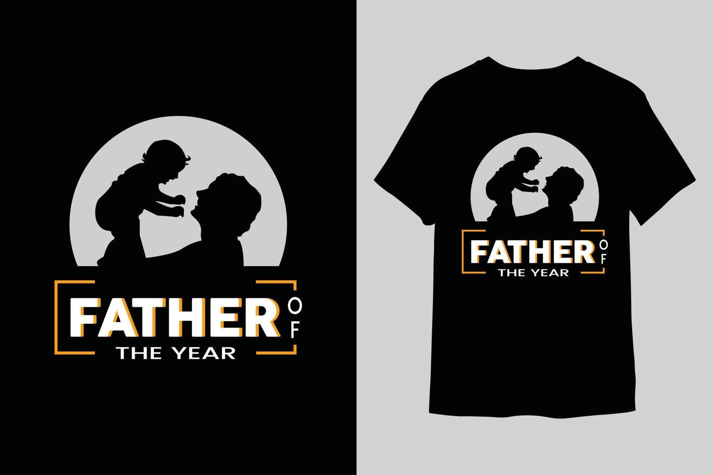 Father's day typography t-shirt design vector