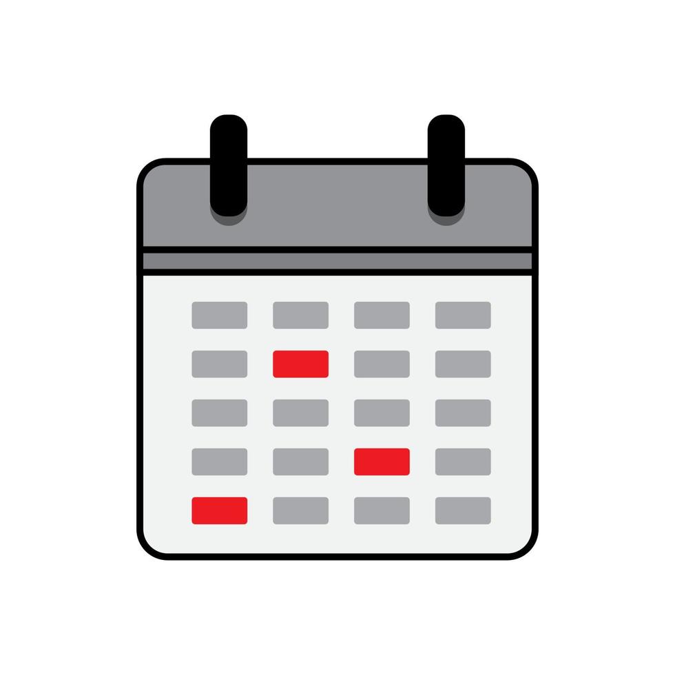 calendar icon templates vector