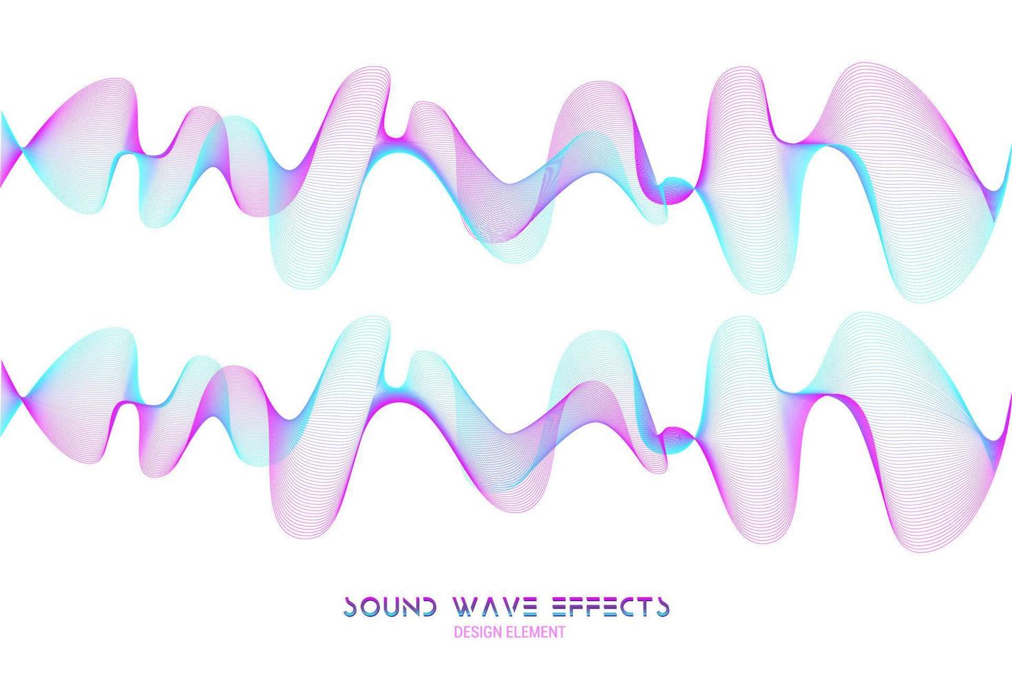 Abstract Fluid Creative Templates with Dynamic Linear Waves.Cards, Color Covers Set. Geometric design. Modern sound wave equalizer. Vector illustration on dark background.