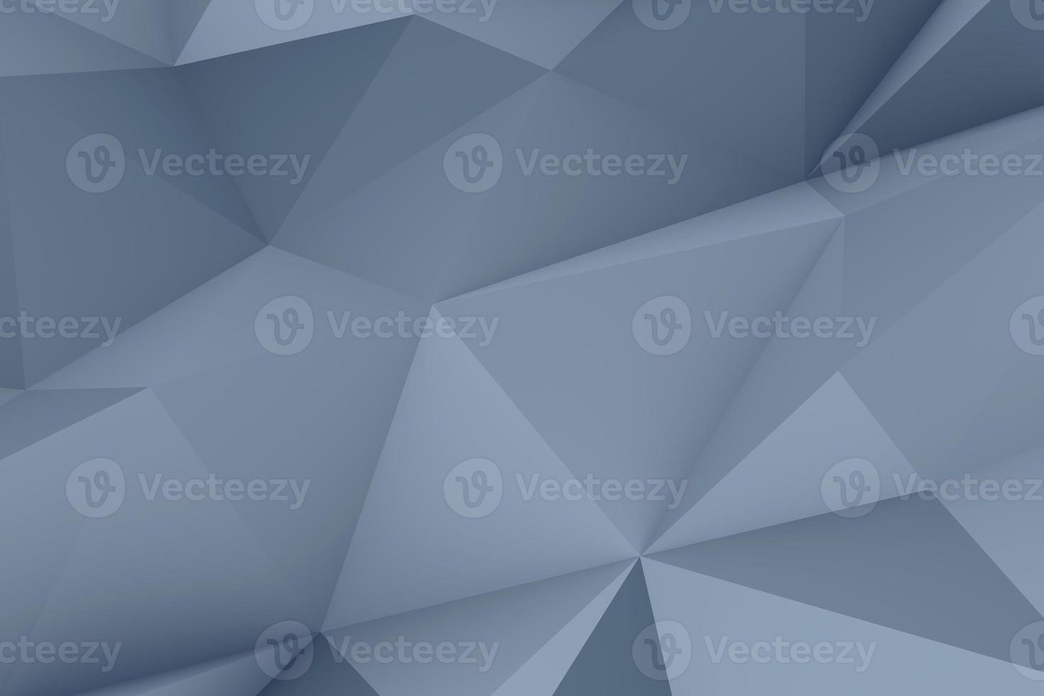 Modern abstract polygonal background. Geometric 3d rendering photo