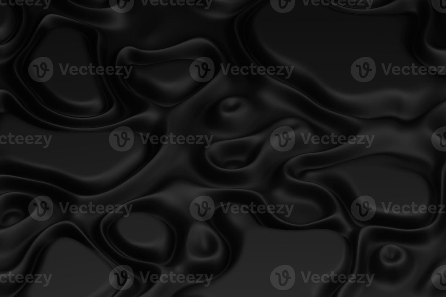 Elegance wave fold surface. Abstract smooth flowing black background. Digital volume lines 3d illustration photo