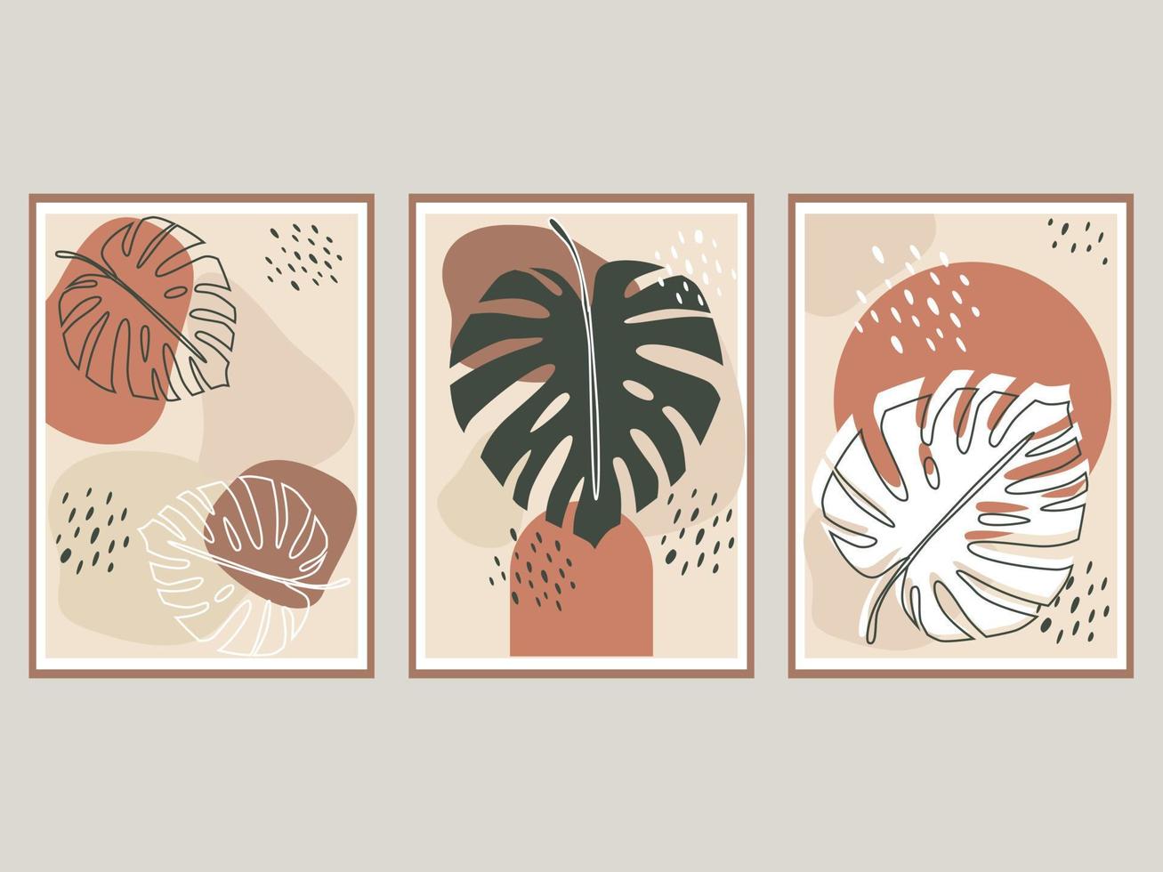 Set Of Botanical Wall Art Abstract Vector Boho Art Print Set Gallery set-of-botanical-wall-art-abstract-vector-boho-art-print-set-gallery