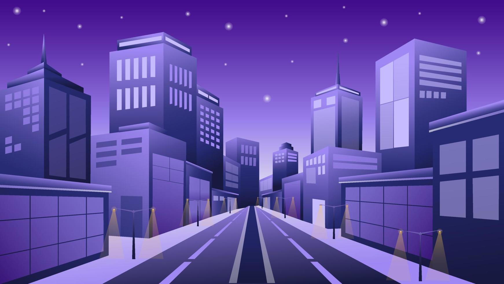 Amazing city view landscape vector design illustration