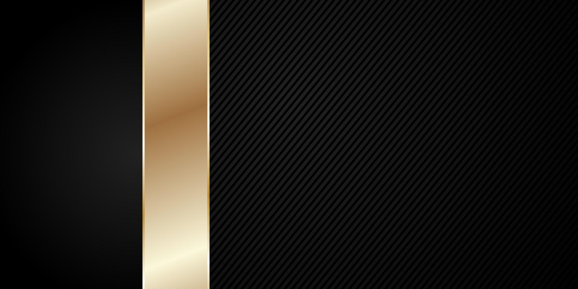 Premium Abstract Luxury black gold background design vector illustration for website, poster, brochure, presentation template etc