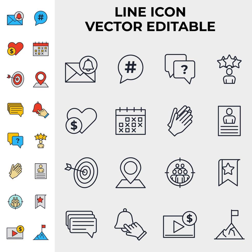 Blogger, Blog set icon symbol template for graphic and web design collection logo vector illustration