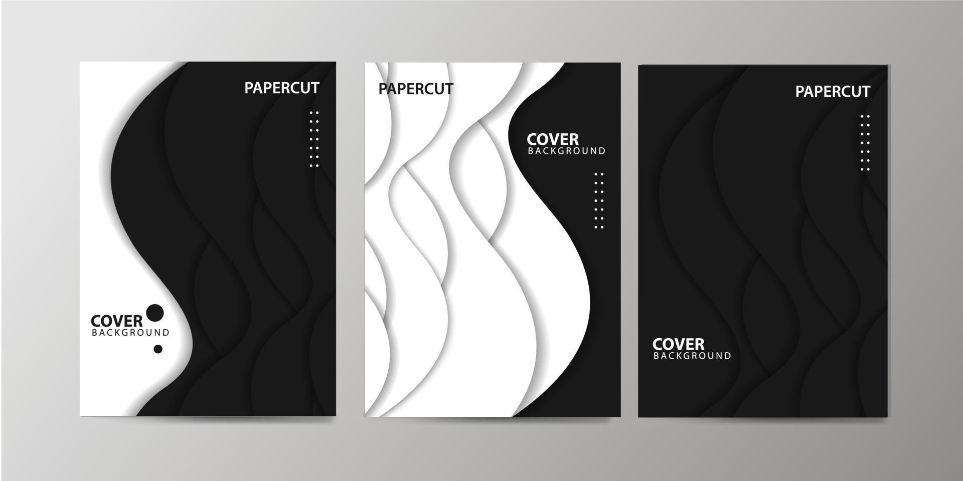 Modern abstract colorful cover set. Gradient shape composition. Eps10 vector