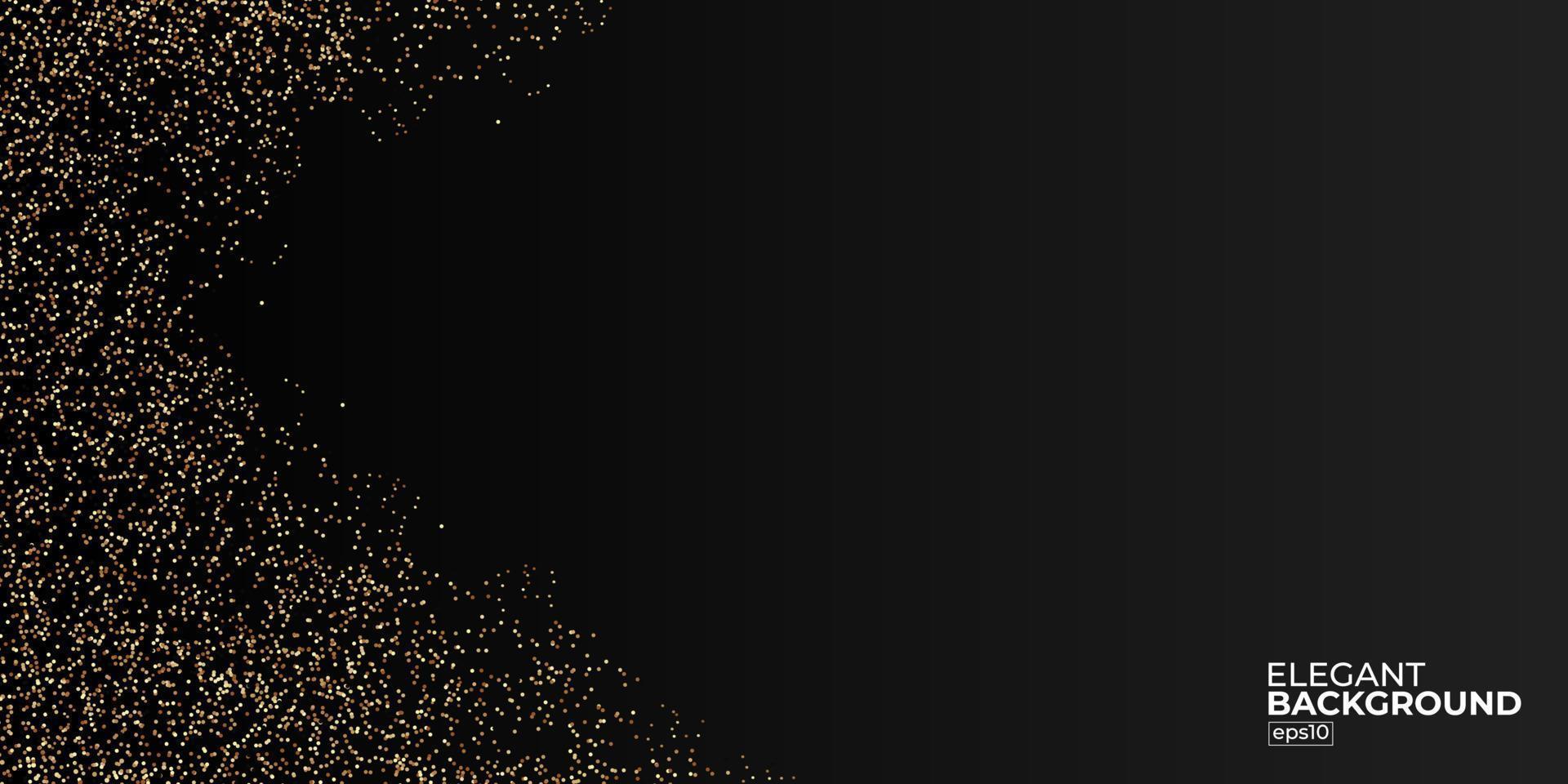 Premium Abstract Luxury black gold background design vector illustration for website, poster, brochure, presentation template etc