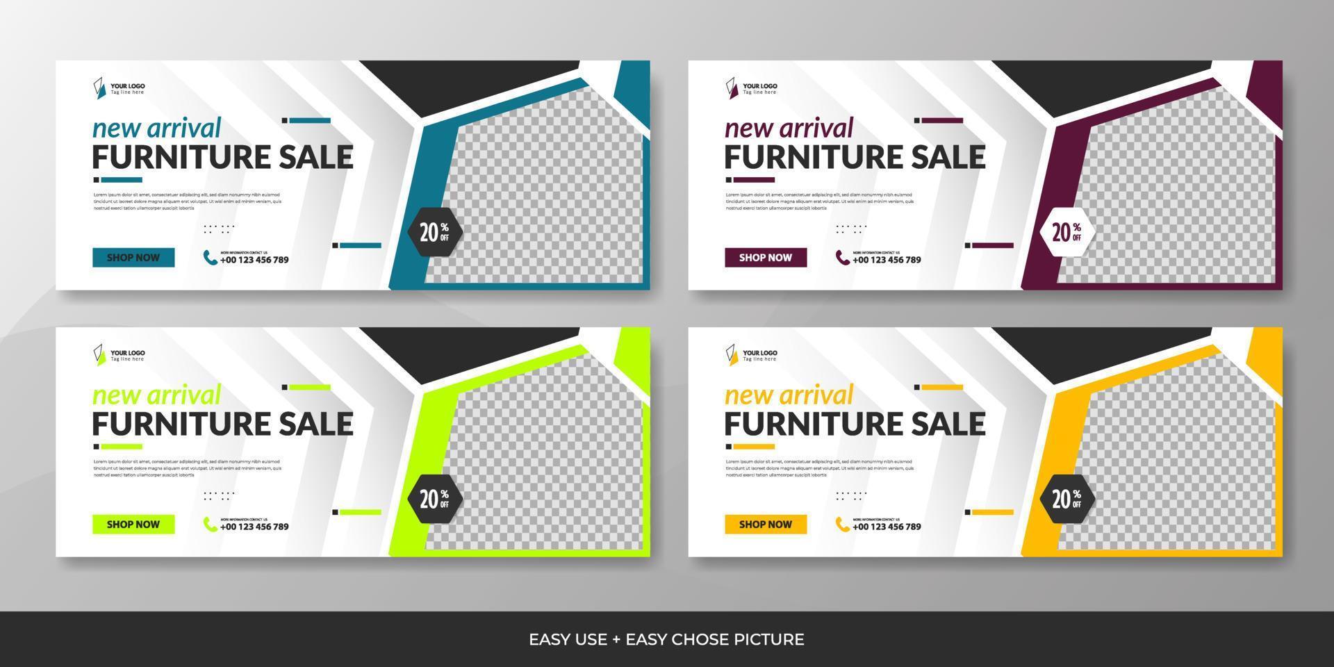 Business sosial media web banner template design background vector