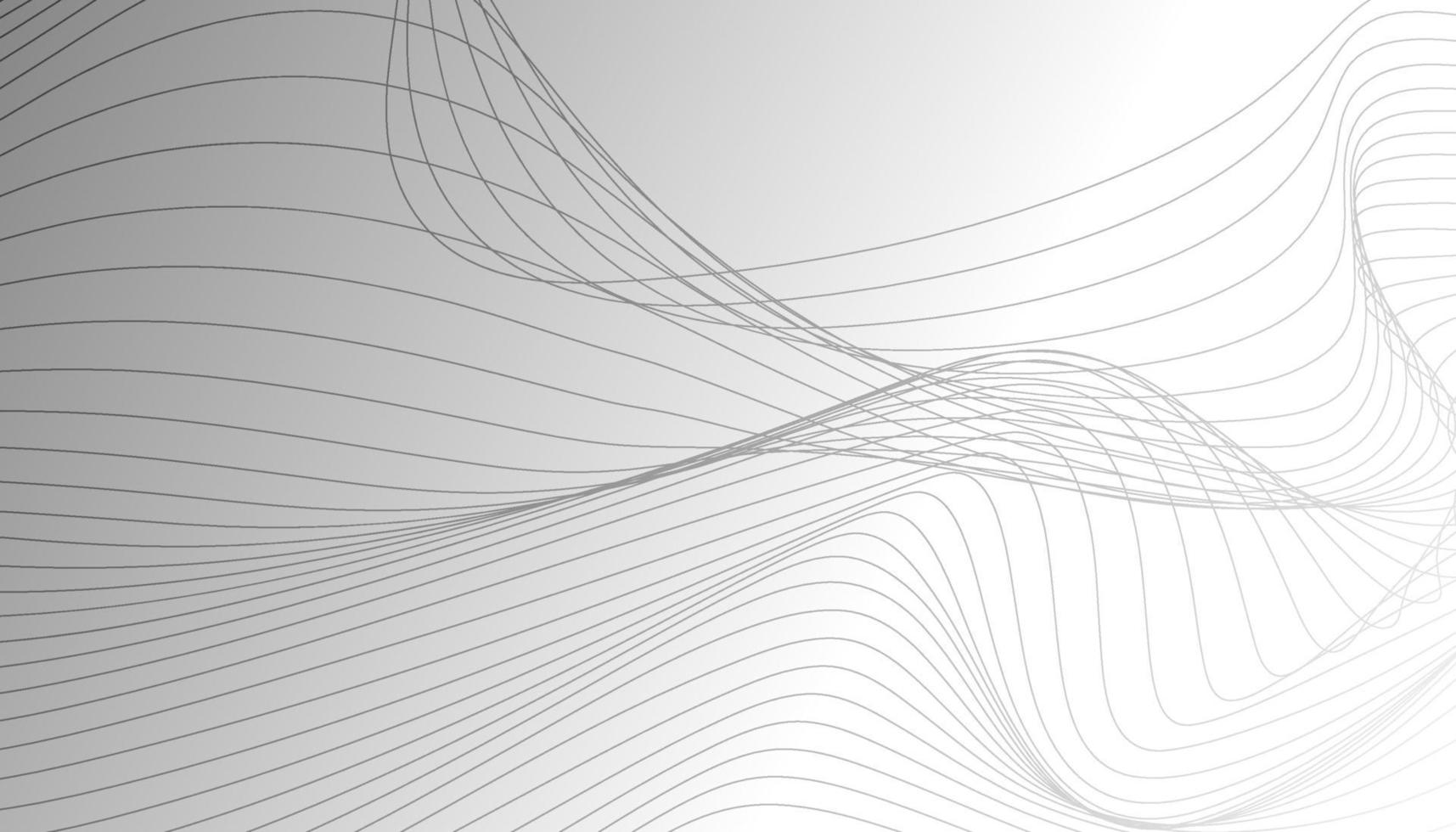 abstract wavy line background with white colour vector