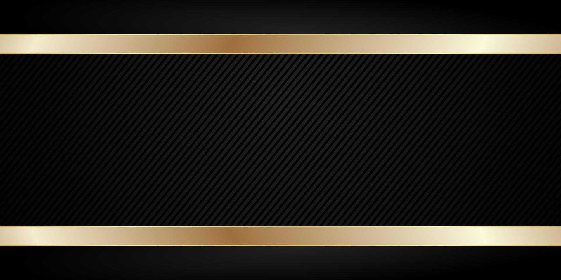 Premium Abstract Luxury black gold background design vector illustration for website, poster, brochure, presentation template etc