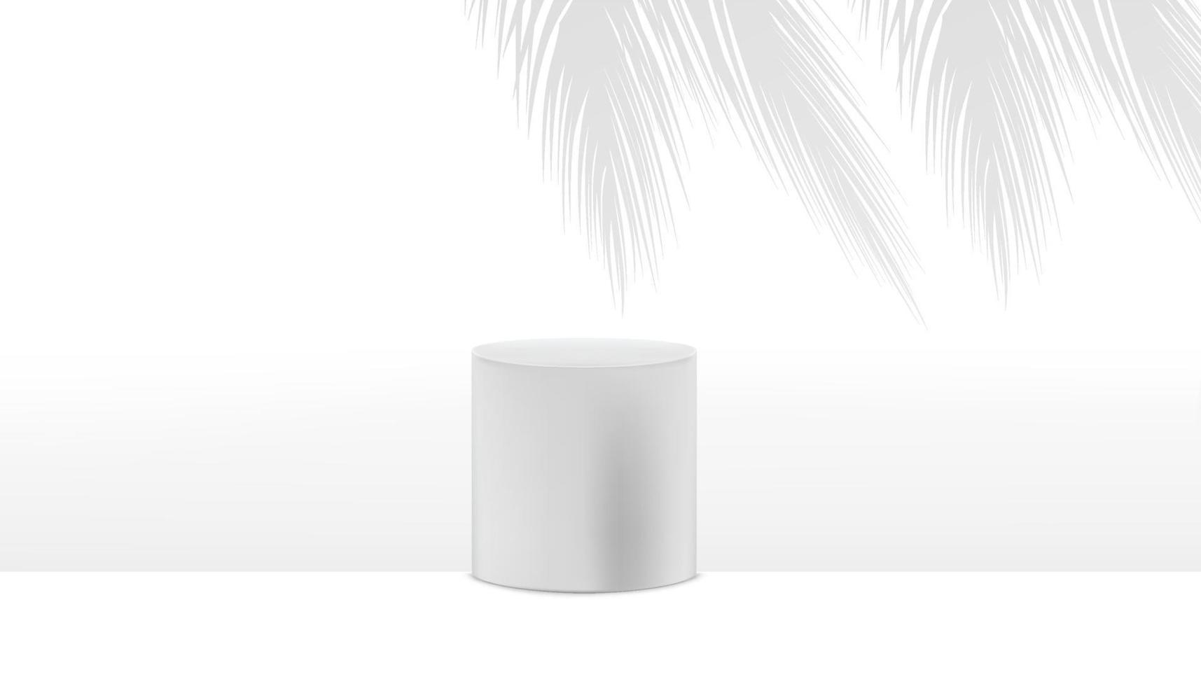 podium background with relistic colour vector