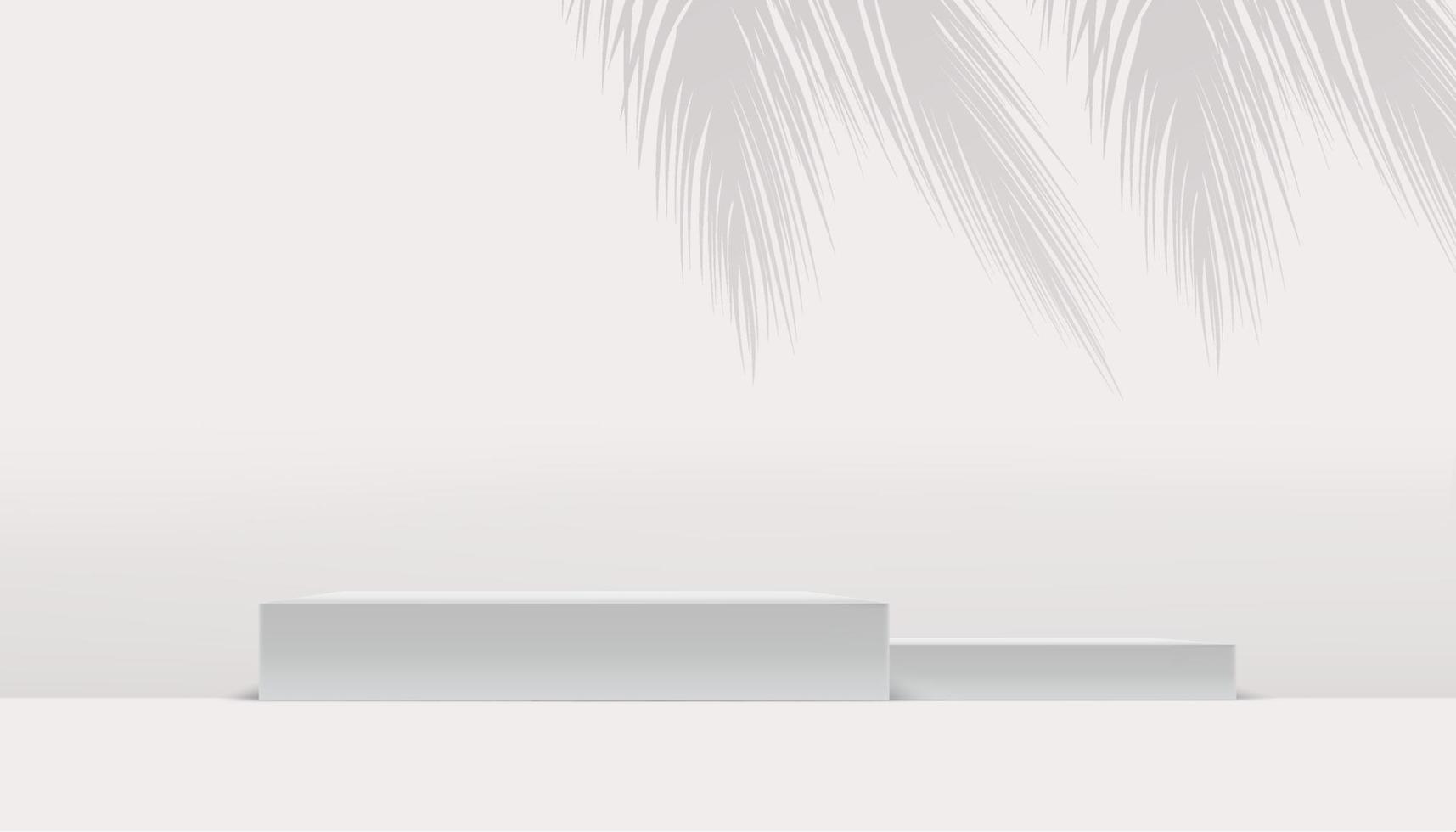 podium background with relistic colour vector