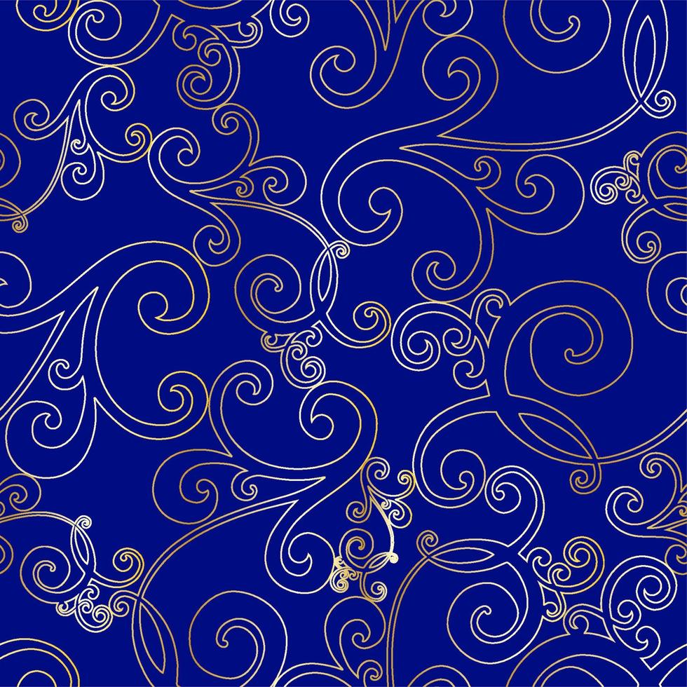 Vector damask vintage baroque scroll ornament swirl. Victorian monogram heraldic shield swirl. Retro floral leaf pattern border foliage antique  acanthus calligraphy engraved tattoo. Seamless pattern