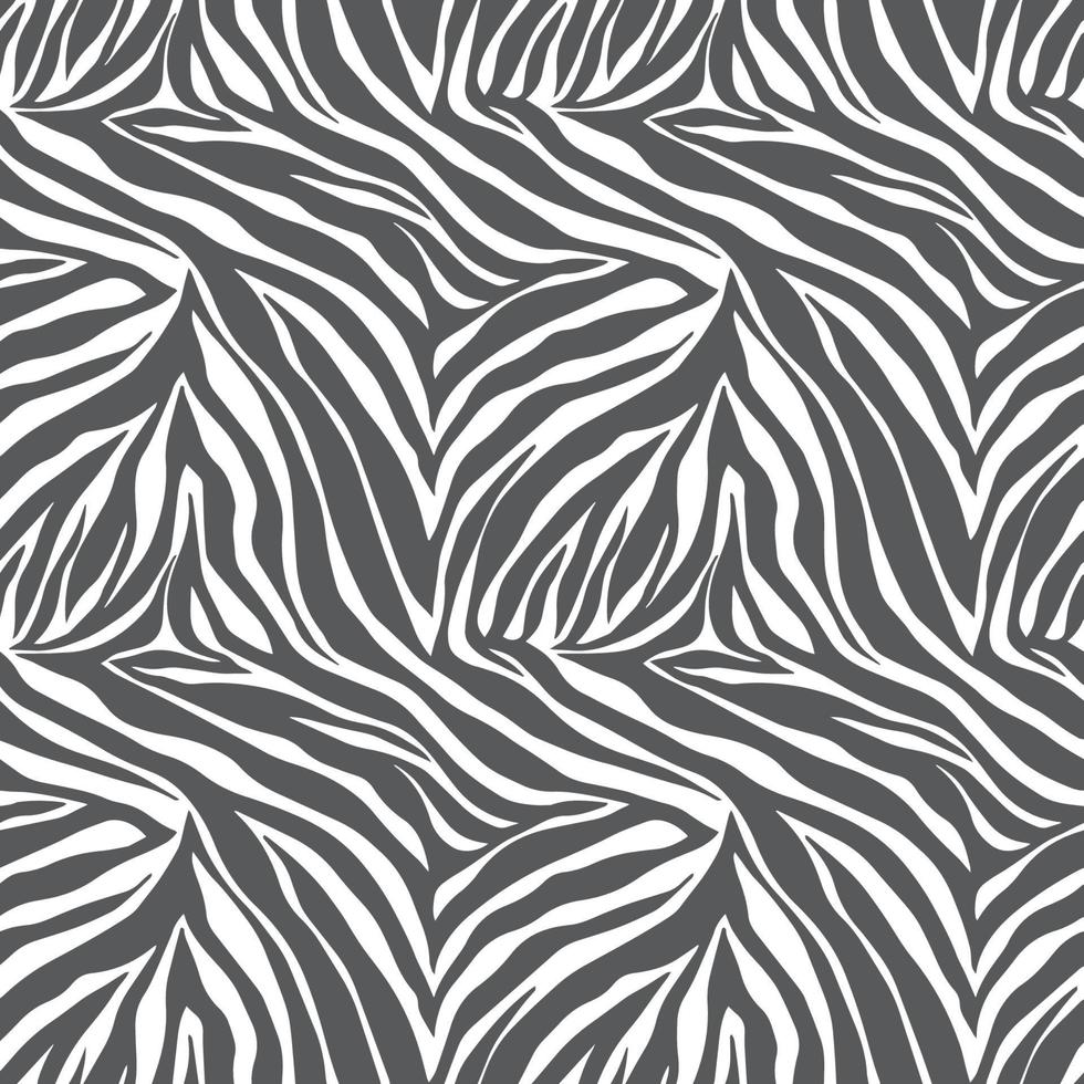 Vector animal print. Zebra ornament. Seamless pattern