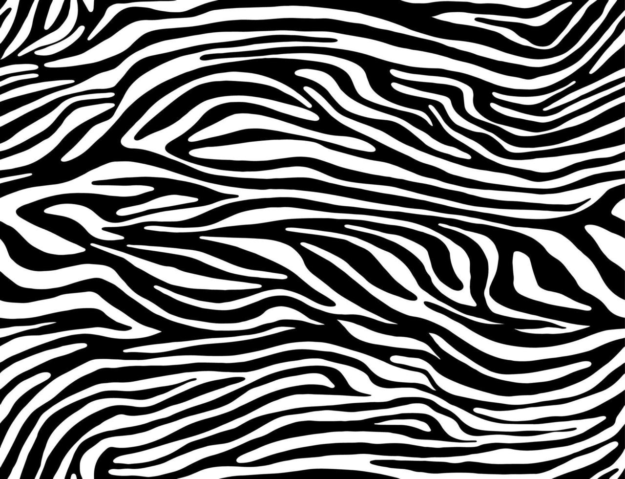 Vector animal print. Zebra ornament. Seamless pattern