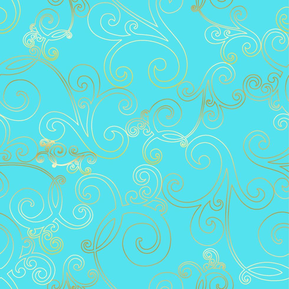 Vector damask vintage baroque scroll ornament swirl. Victorian monogram heraldic shield swirl. Retro floral leaf pattern border foliage antique  acanthus calligraphy engraved tattoo. Seamless pattern