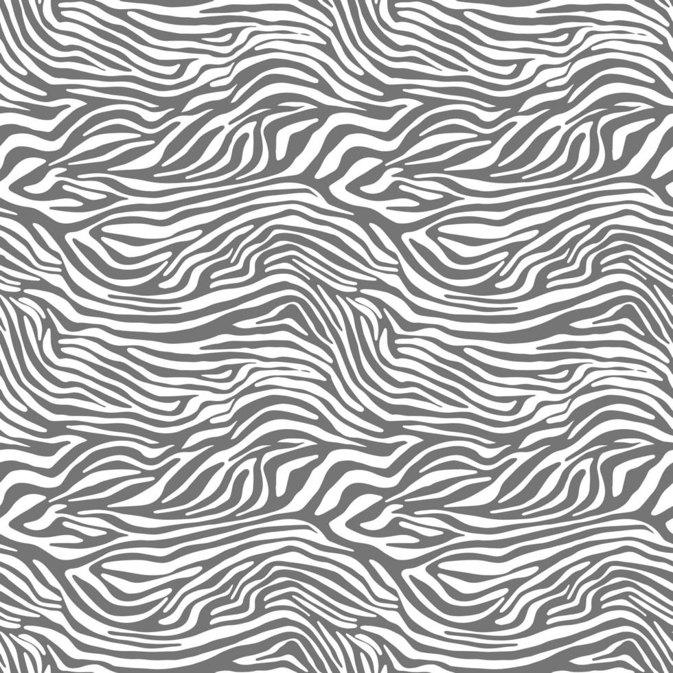 Vector animal print. Zebra ornament. Seamless pattern
