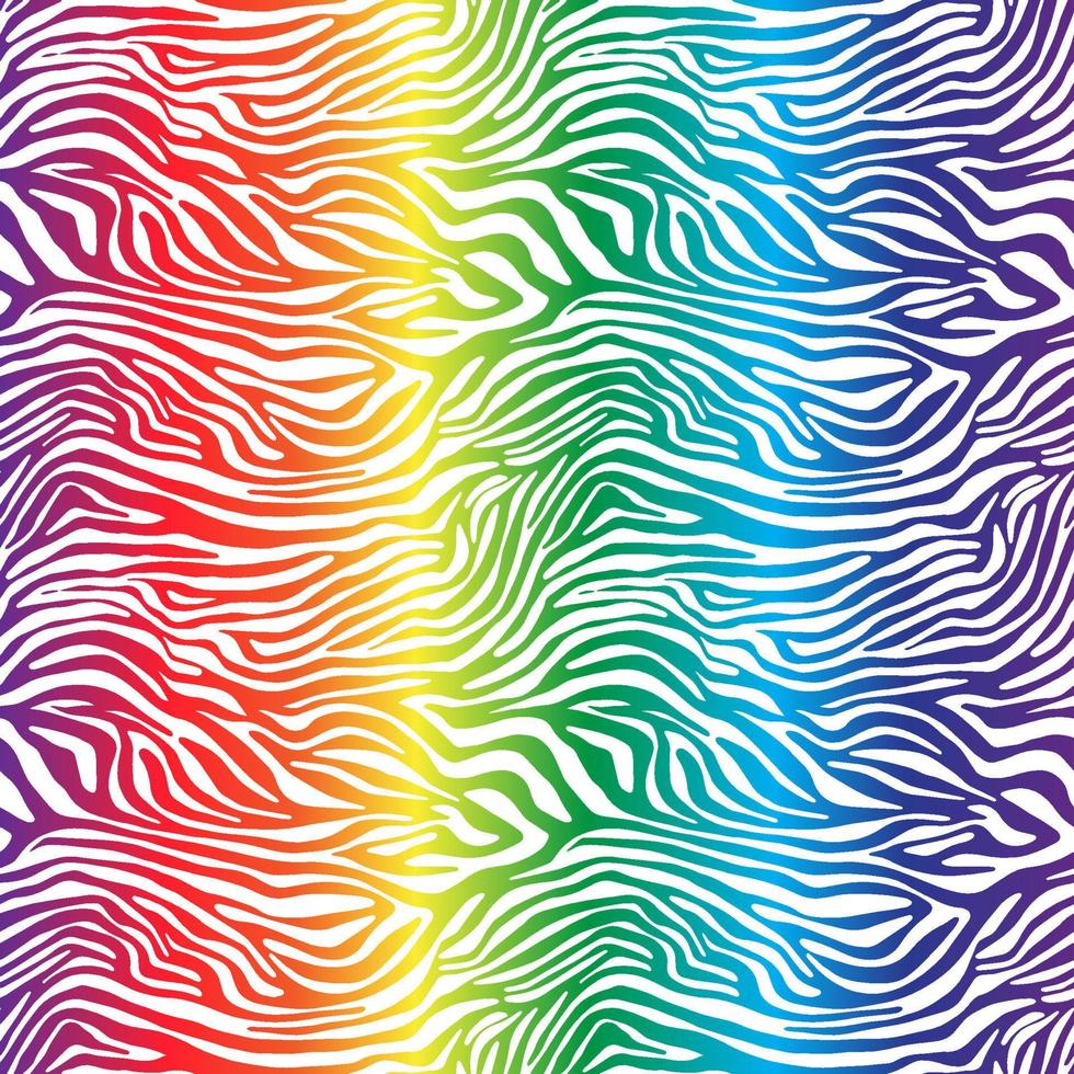 Vector animal print. Zebra ornament. Seamless pattern