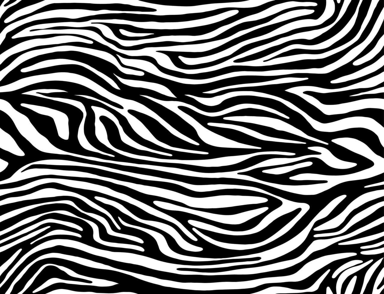 Vector animal print. Zebra ornament. Seamless pattern