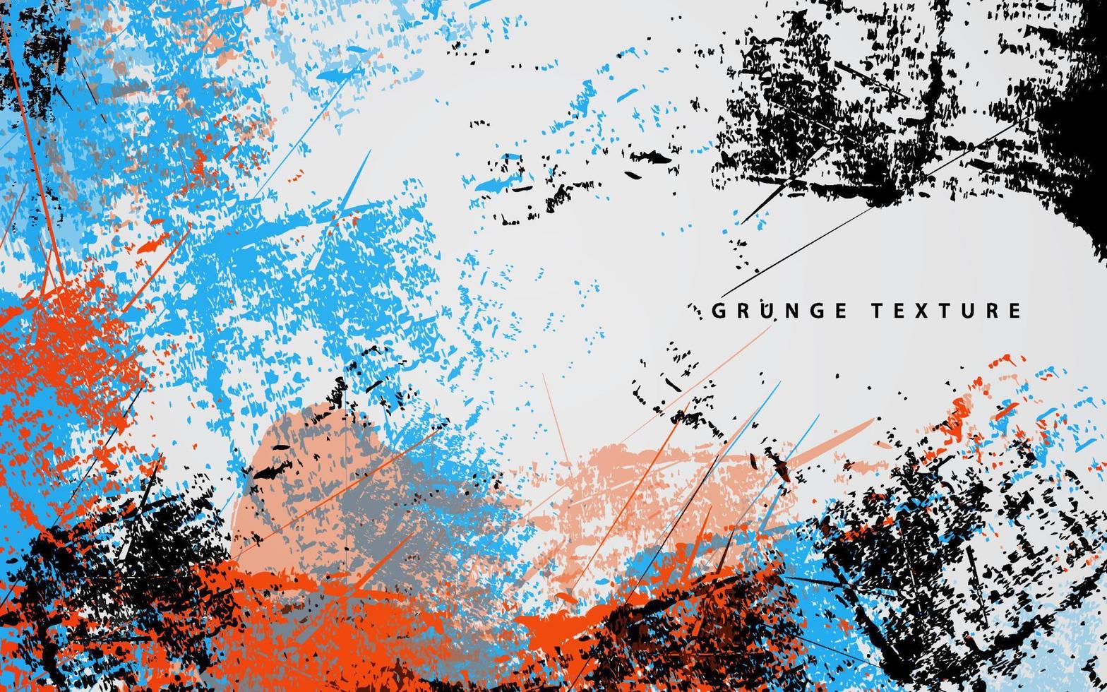 Resumen grunge textura fondo multicolor vector