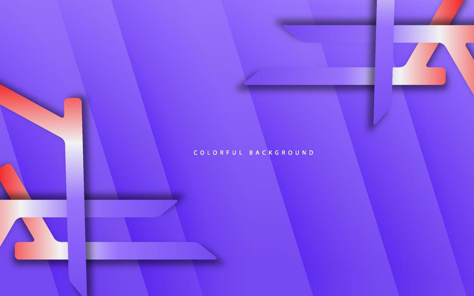 Abstract geometric multicolor background vector