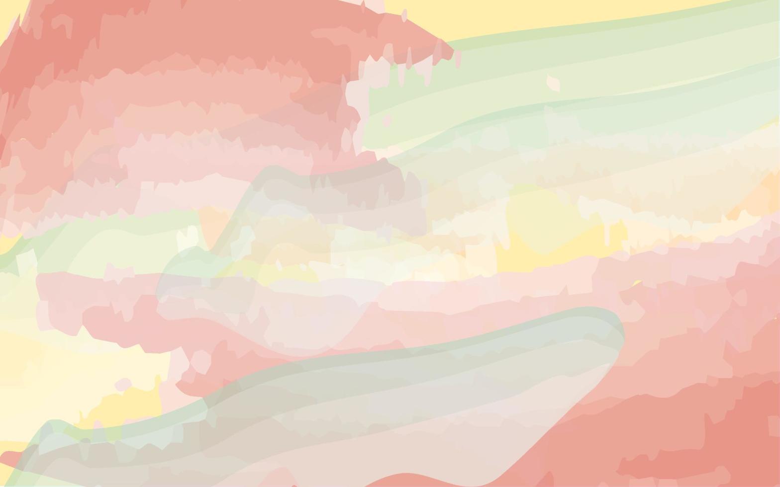 fondo de color pastel de color de agua abstracto vector